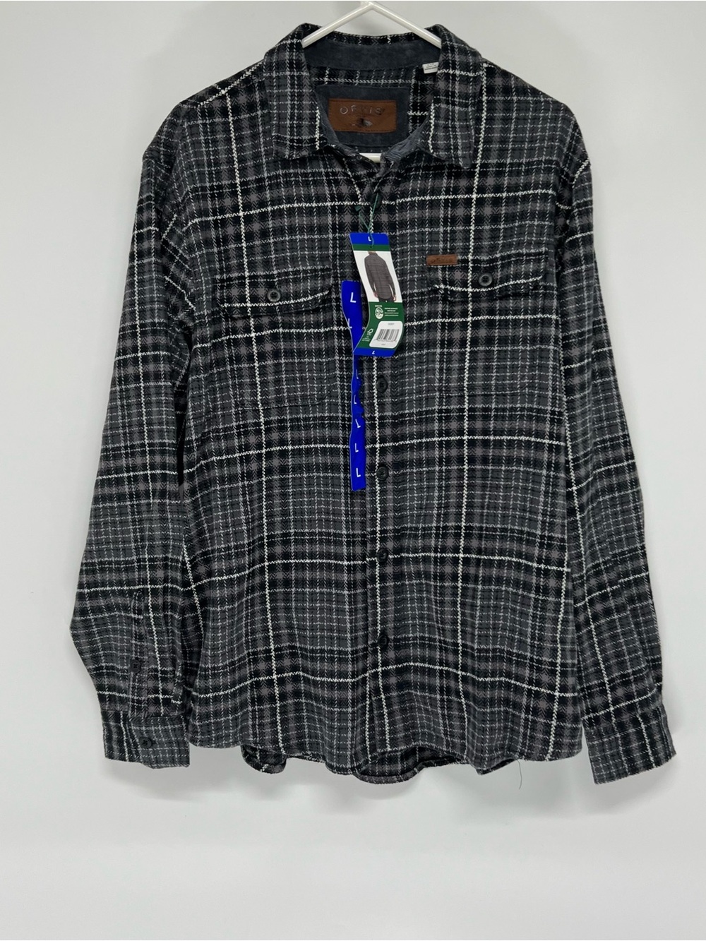 Orvis NWT thick flannel jacket large
